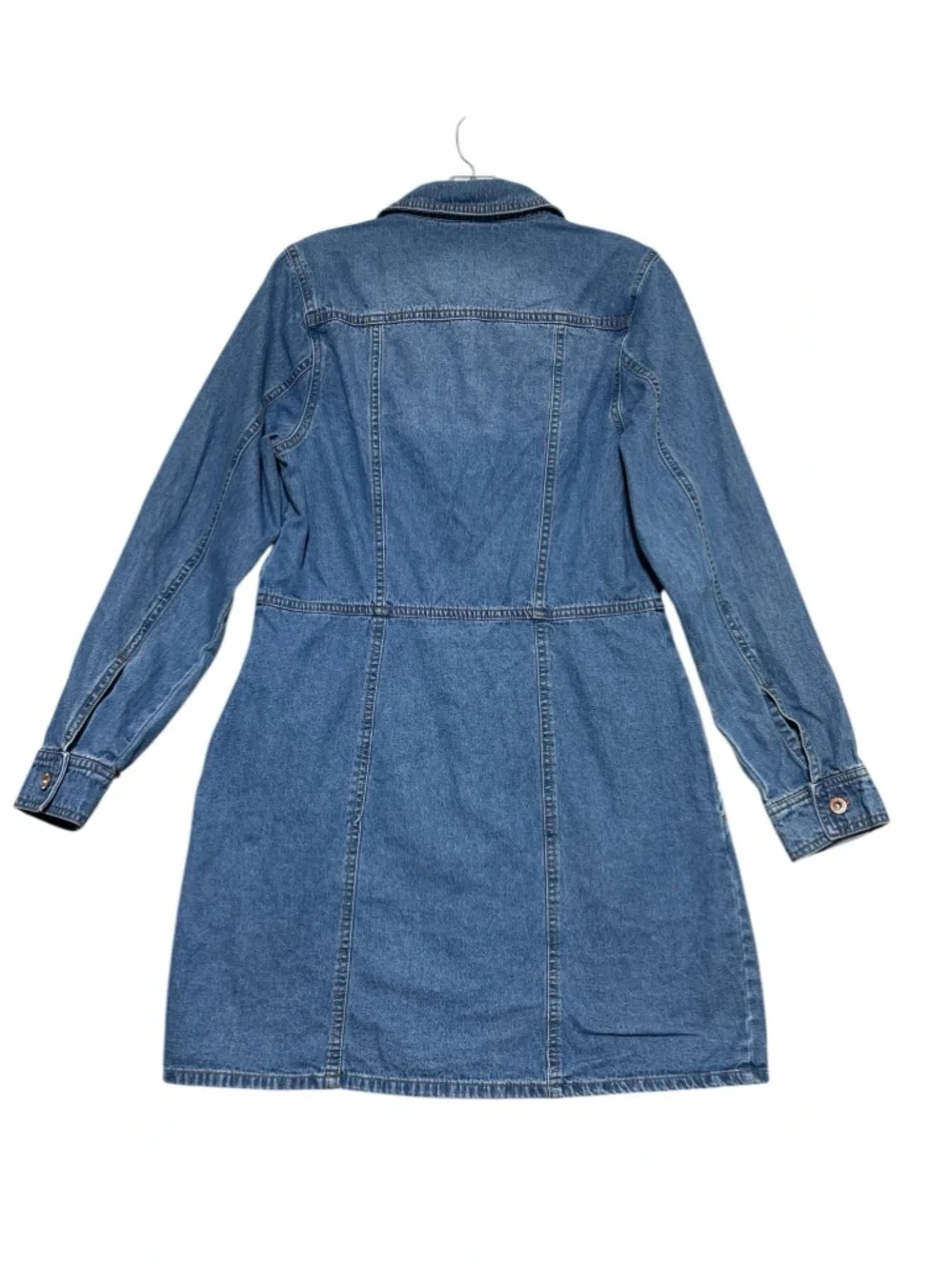 Frye Light Blue Denim Long Sleeve Shirt Dress
